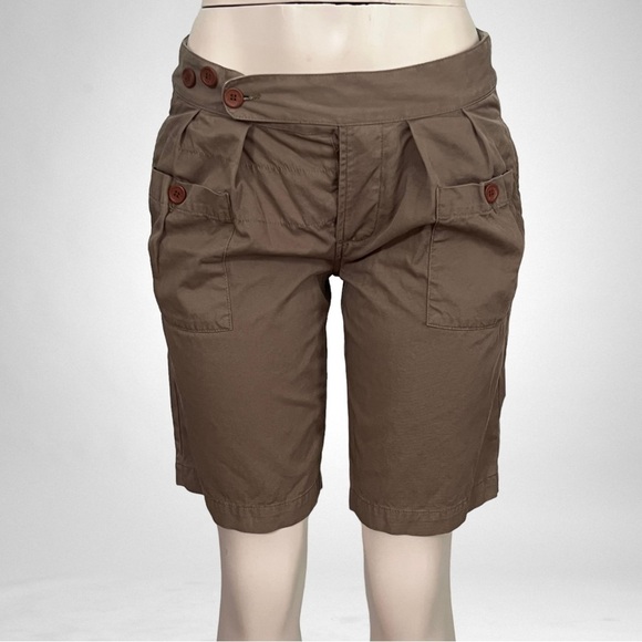 See By Chloe khaki Shorts SZ 4 - Picture 1 of 10